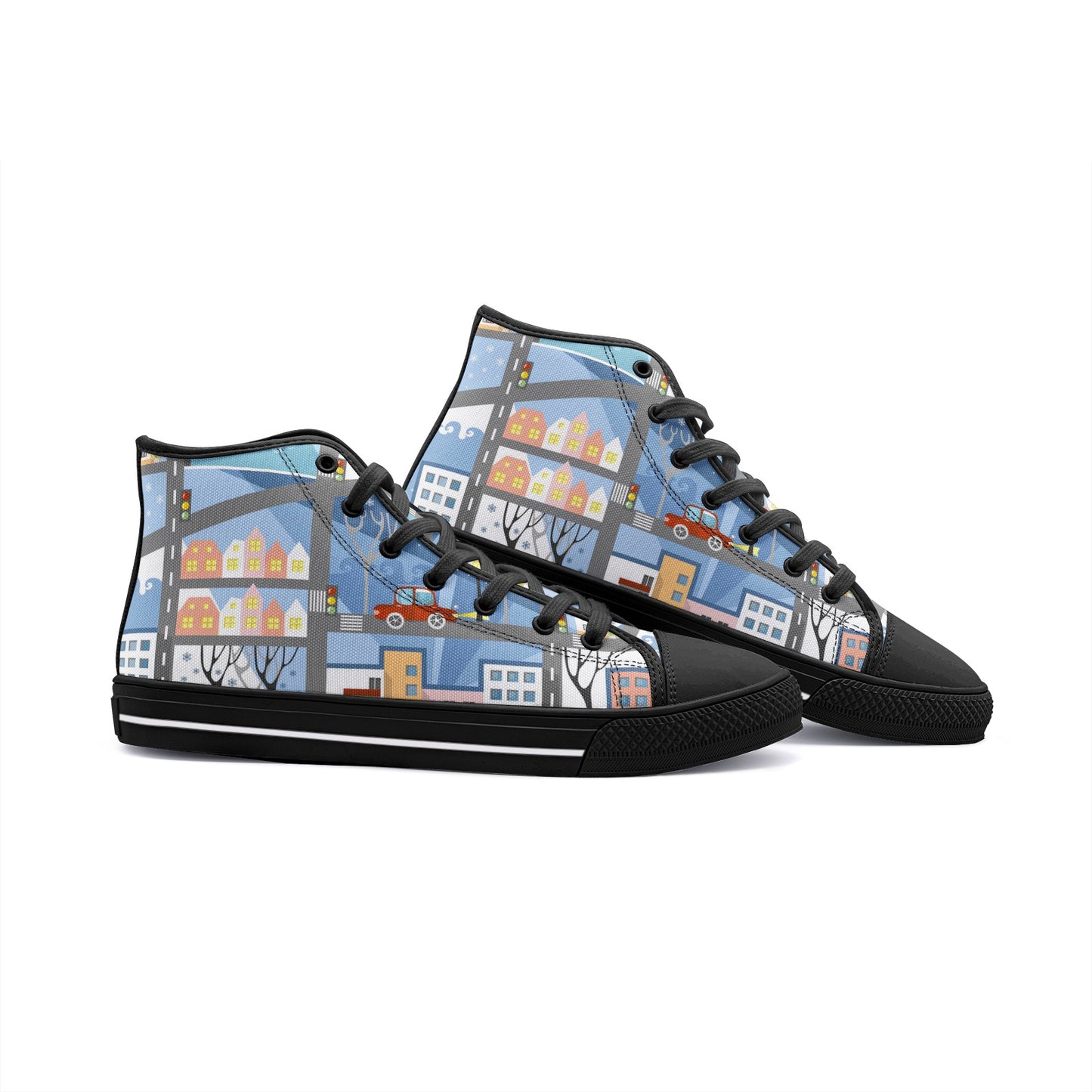 Unisex High Top Canvas Shoes BLUE