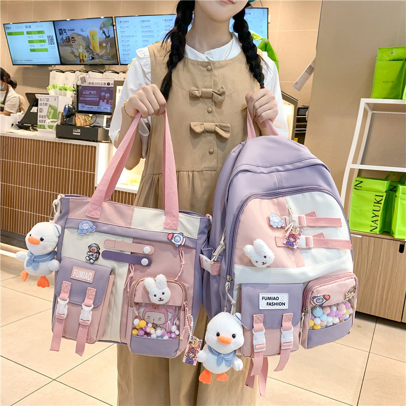 OREU-N (Casual Fashion Color Contrast Backpack)