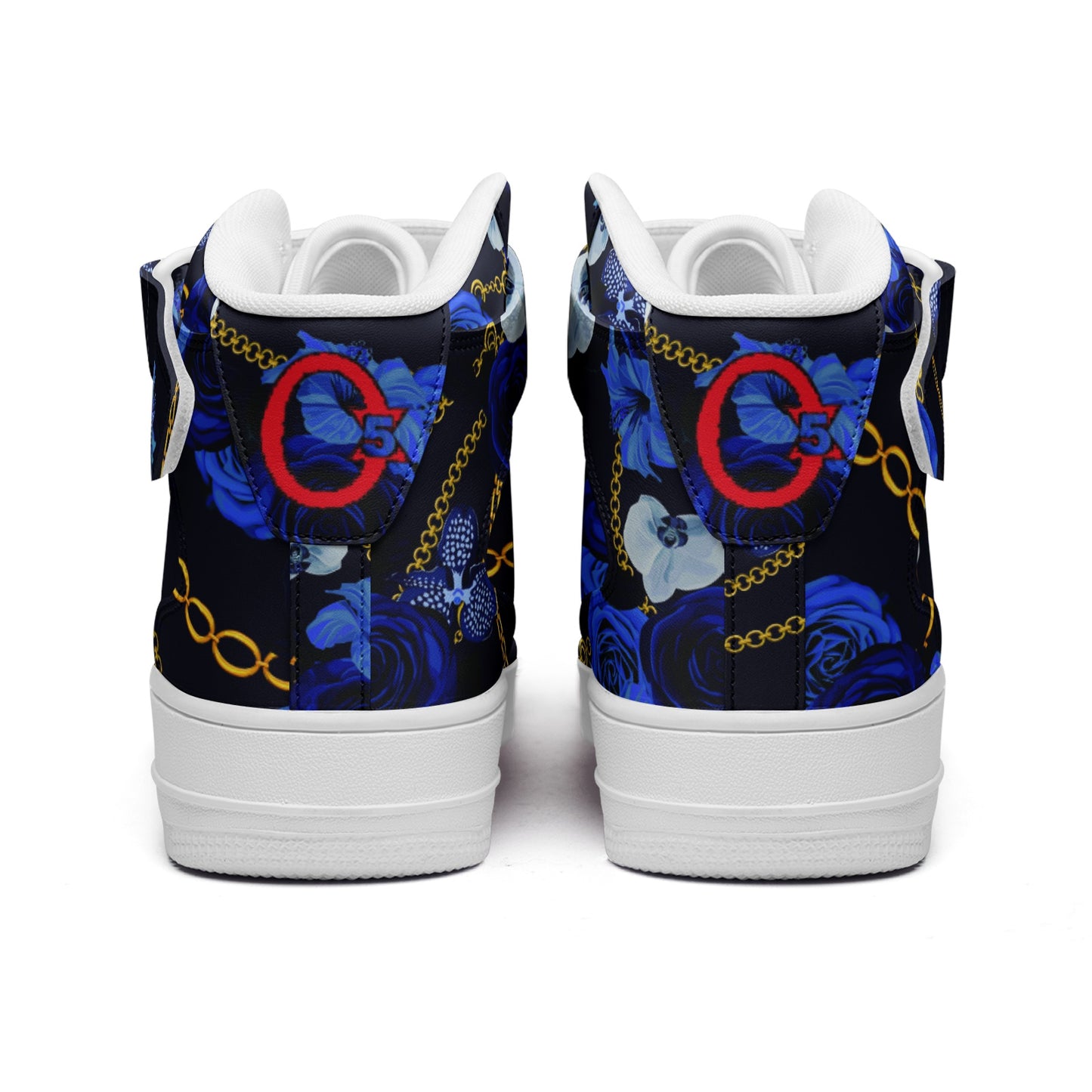 Unisex high Top Leather Sneakers BLUEANGEL C