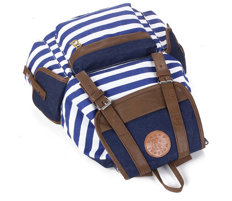 Martina1 (Horizontal striped bag backpack)