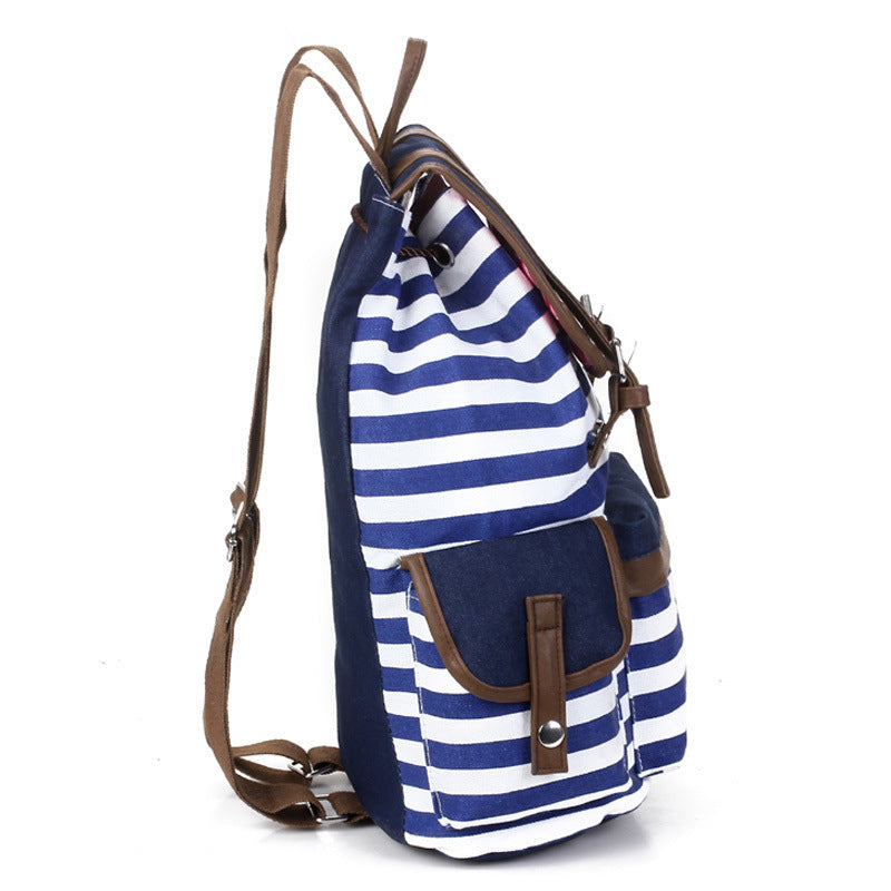 Martina1 (Horizontal striped bag backpack)