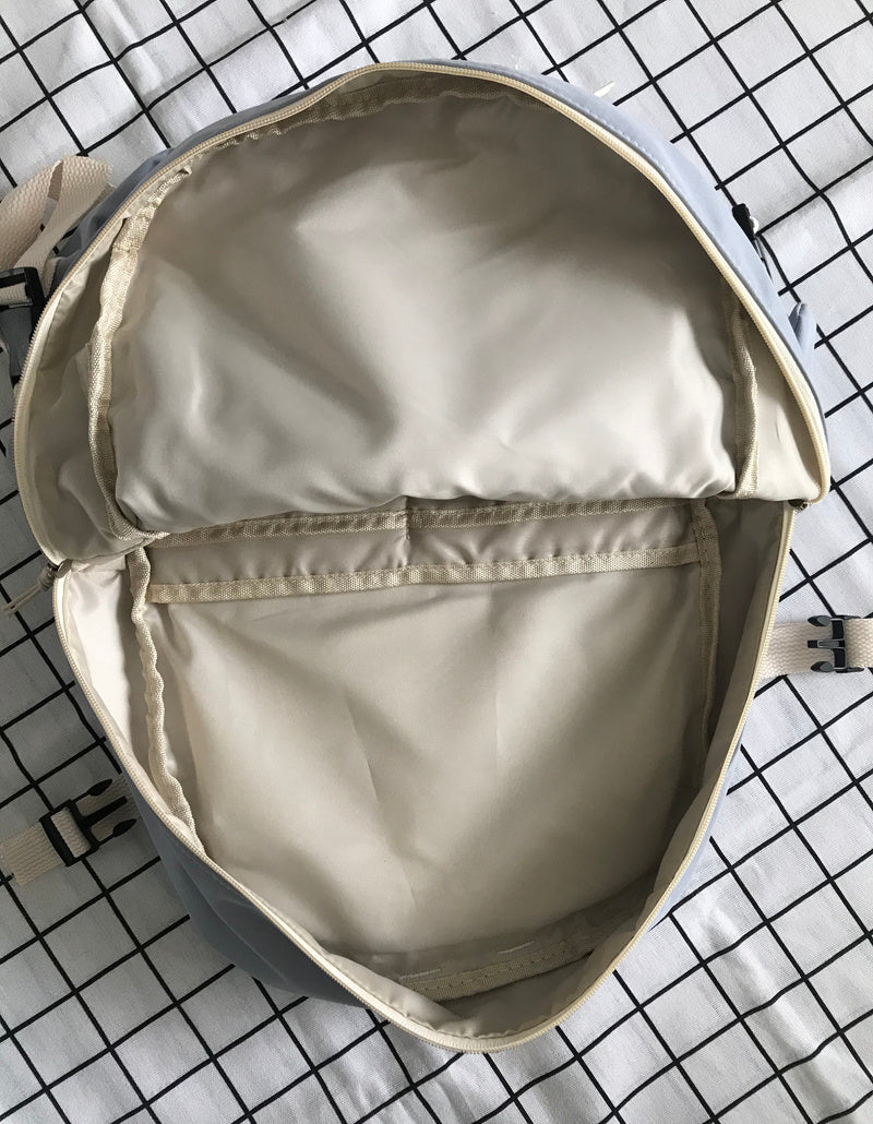 OREU-K (Campus Small Fresh And Cute Student Backpack Soft Girl School Bag)