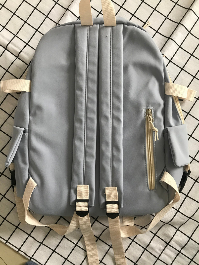 OREU-K (Campus Small Fresh And Cute Student Backpack Soft Girl School Bag)