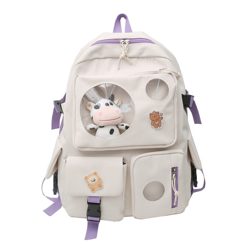 Small Fresh And Cute Student Backpack Soft Girl Schoolbag