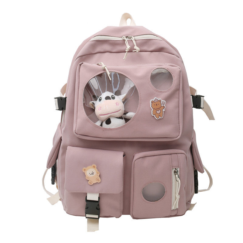 Small Fresh And Cute Student Backpack Soft Girl Schoolbag