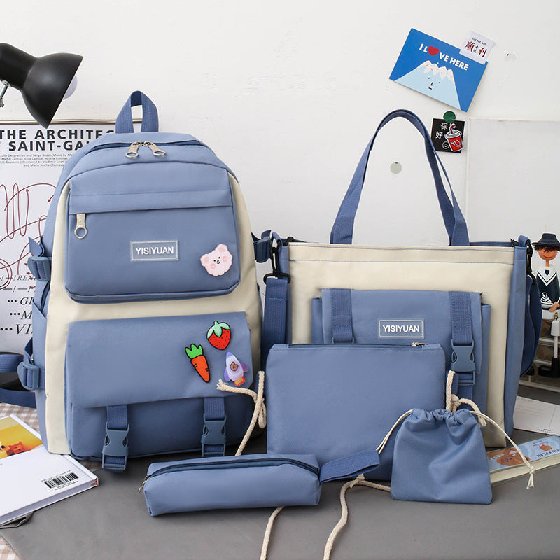 OREU-L (Canvas Backpack Women Korean Harajuku)