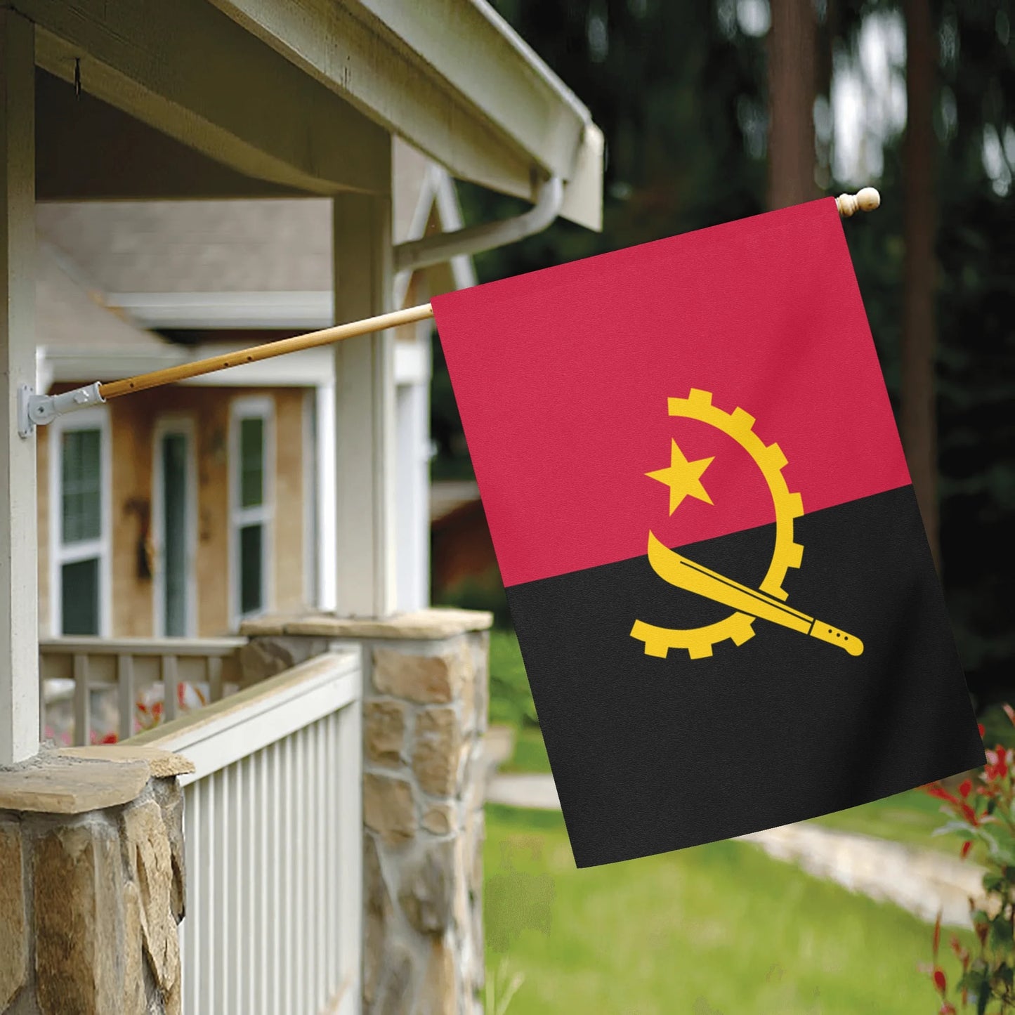 Angola (L Size House Garden Flag)