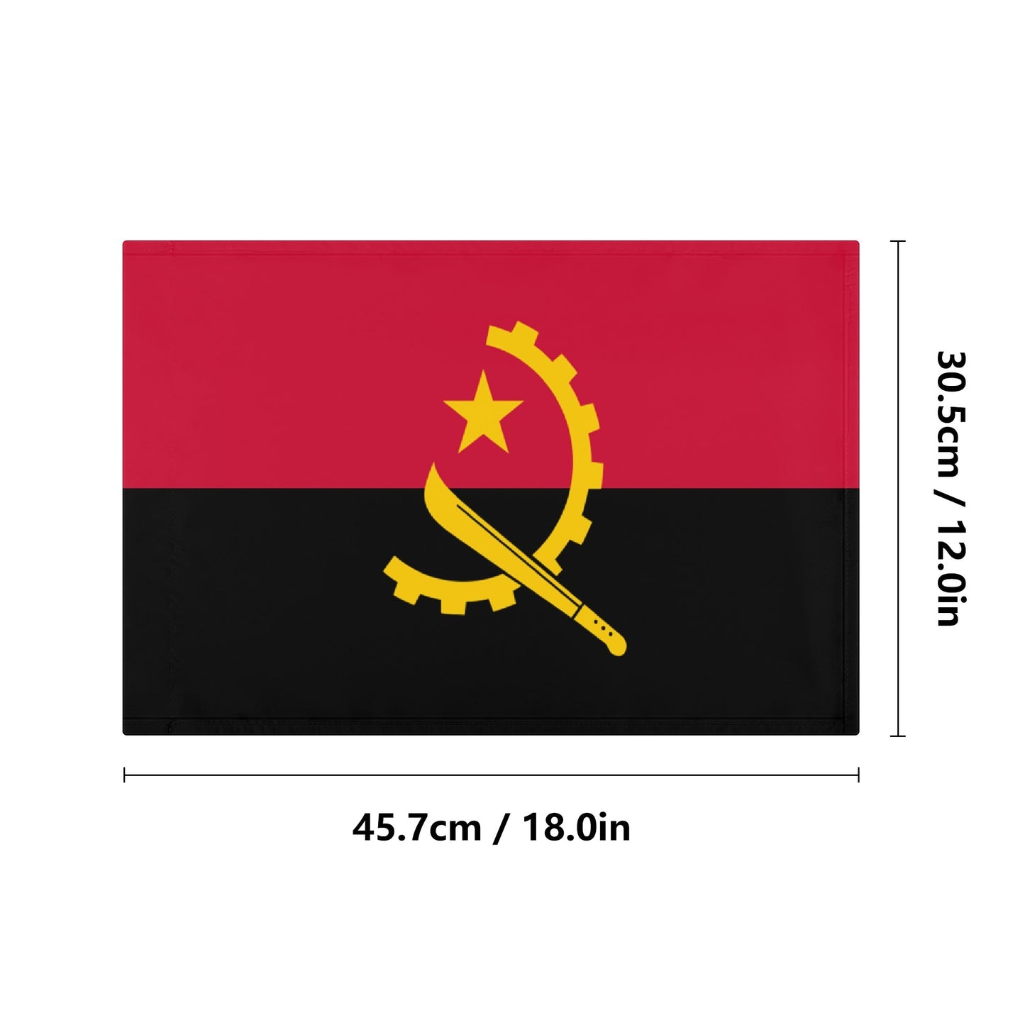 Angola (Car Flag 12 x 18)