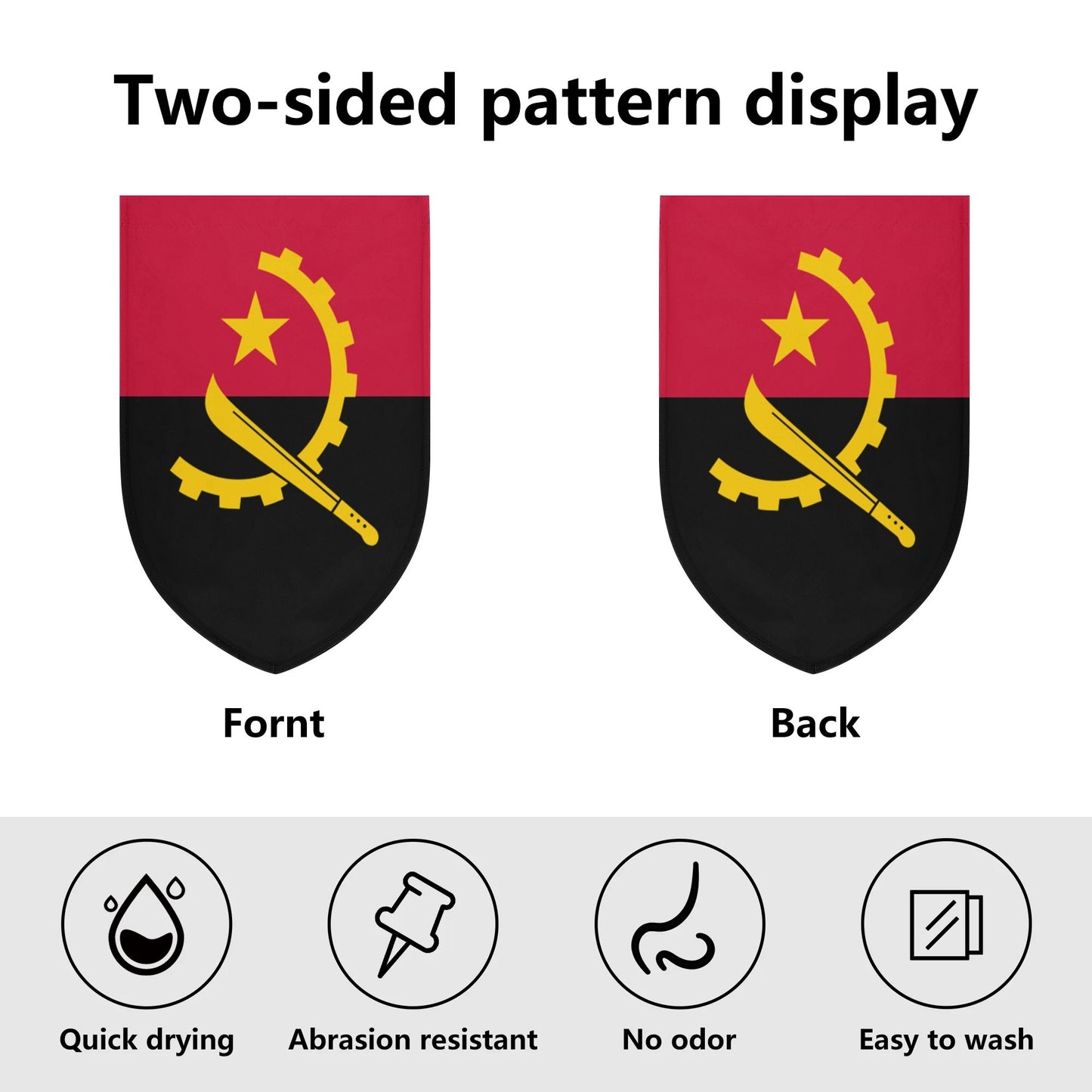 Angola (Garden Flag Banner 12X18 In)