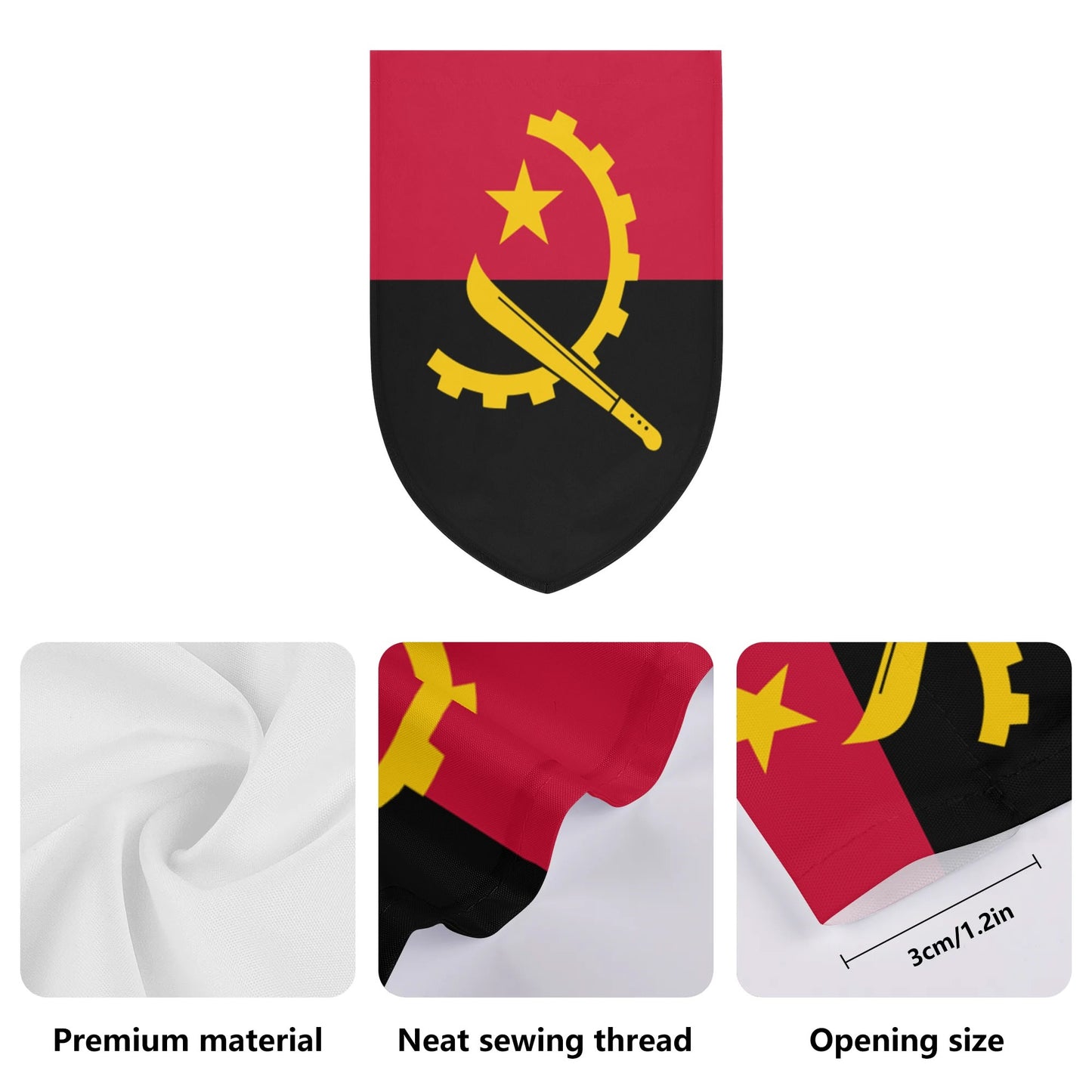 Angola (Garden Flag Banner 12X18 In)