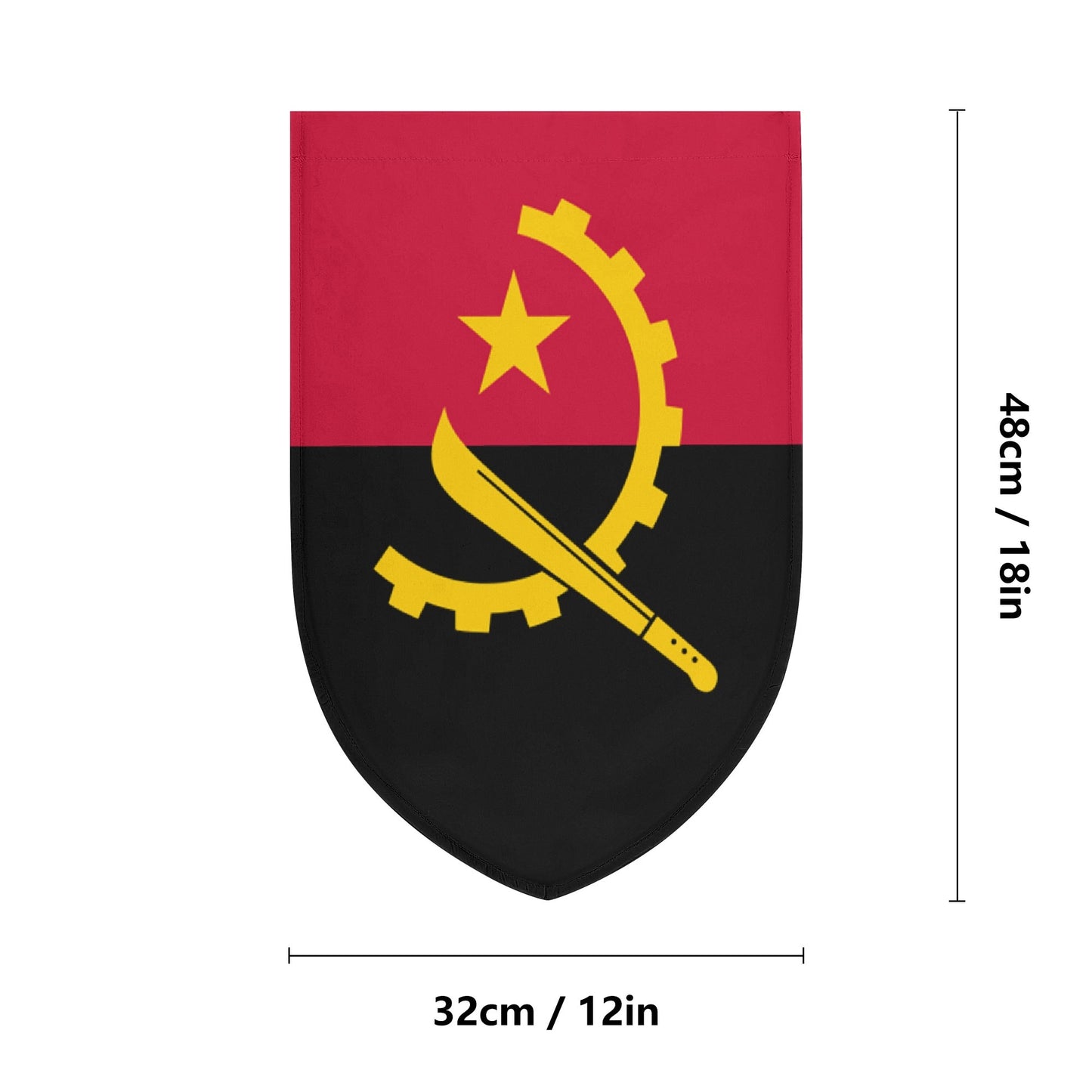 Angola (Garden Flag Banner 12X18 In)