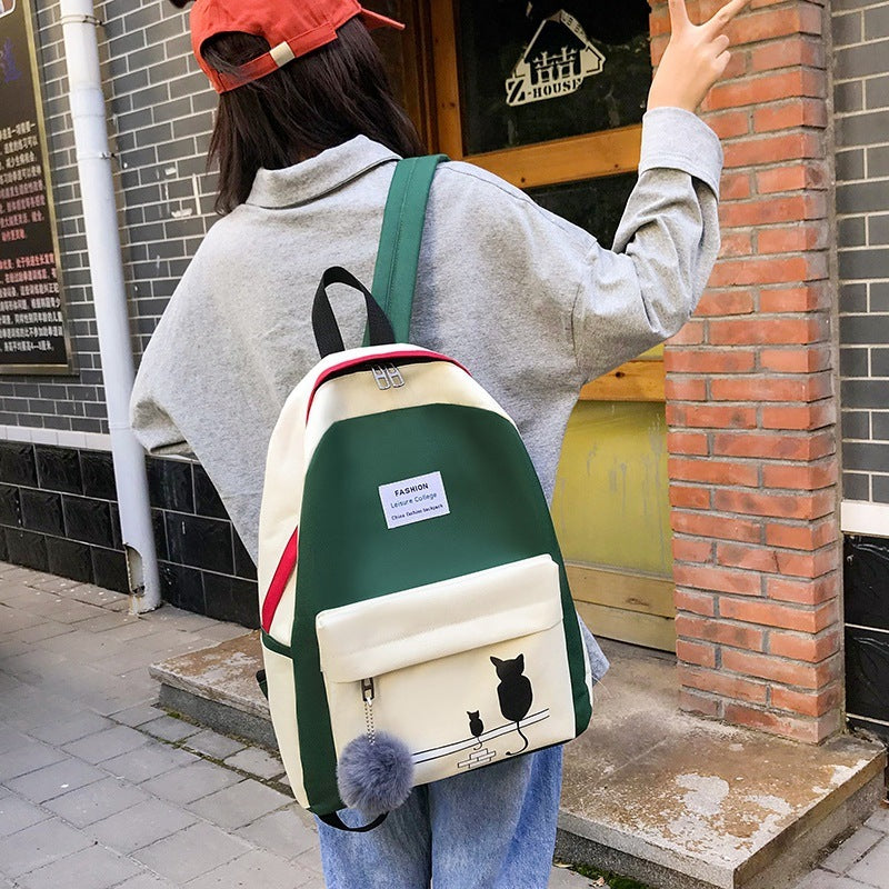 OREU4 (Campus Backpack Canvas College Student Quality Backpack)