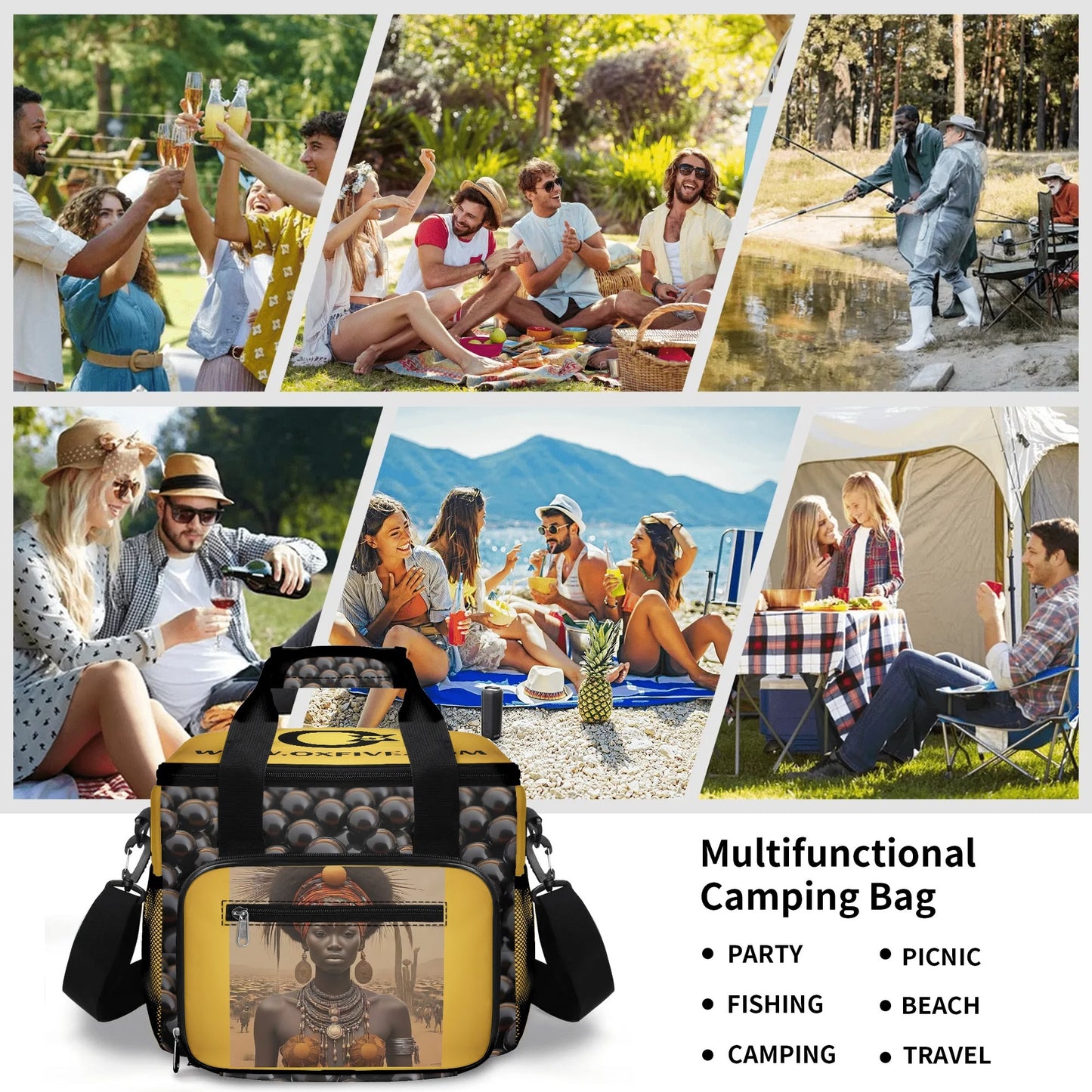TUKANA (Insulated Picnic Bag Leakproof Cooler Bag Lunch Box)