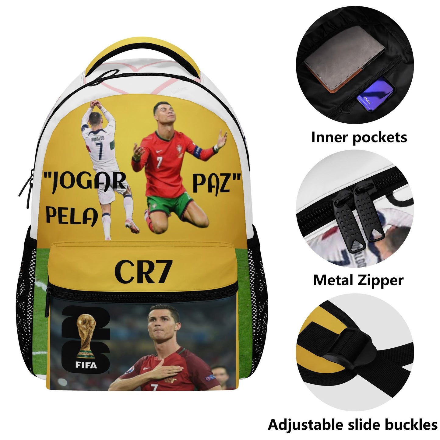 CR7-PAZ 2 (15 Inch Casual Style School Backpack)
