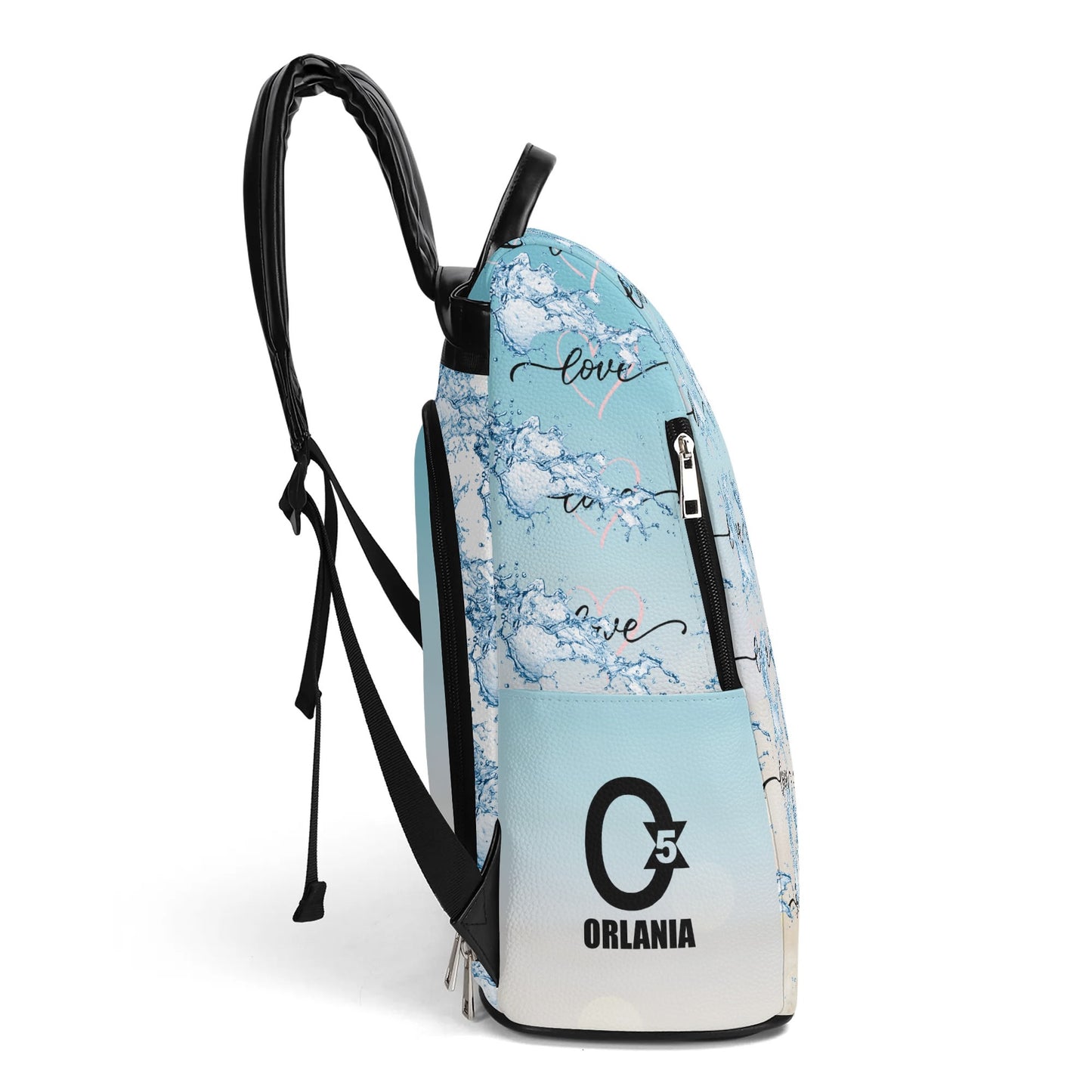 OREU (Travel PU Daypack Anti-theft Backpack Nursing Bag)
