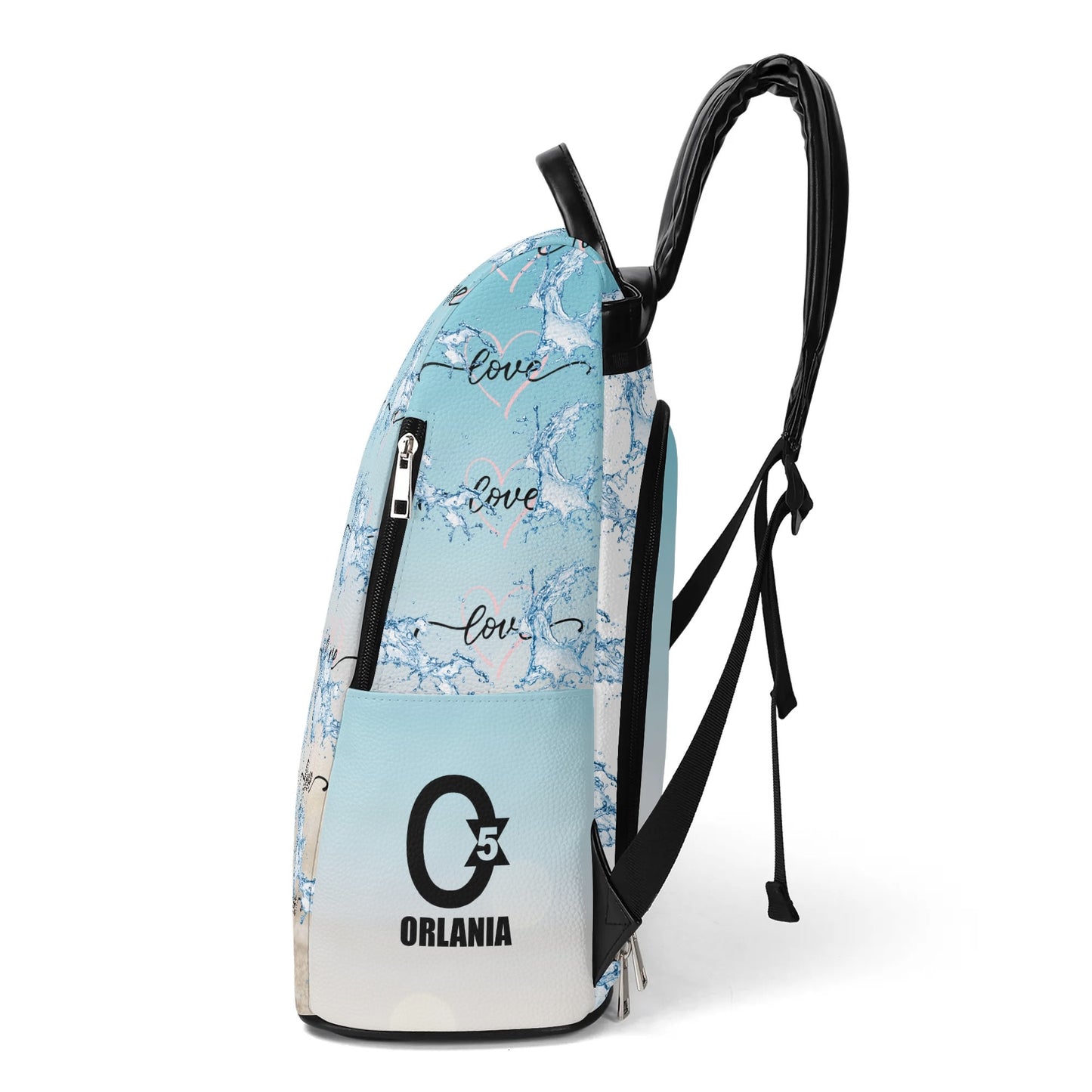 OREU (Travel PU Daypack Anti-theft Backpack Nursing Bag)