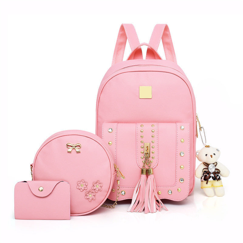 OREU12 (Women's tassel rivet backpack)