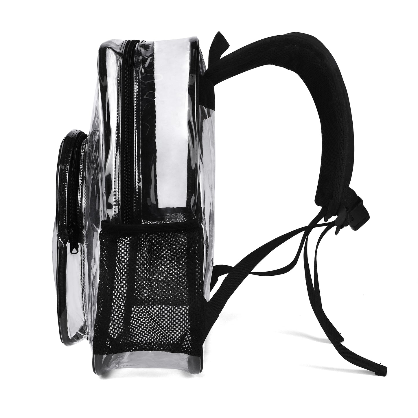 TREND (Double layer 17 Inch Clear Bag PVC See Through Transparent School Backpack)