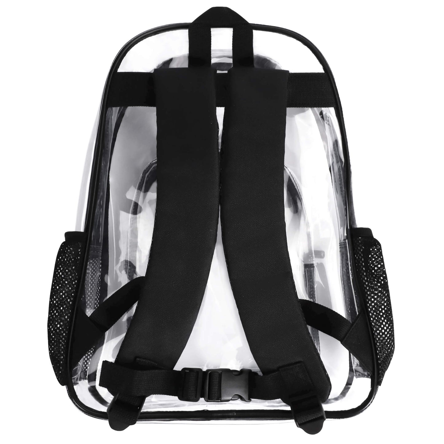 TREND (Double layer 17 Inch Clear Bag PVC See Through Transparent School Backpack)