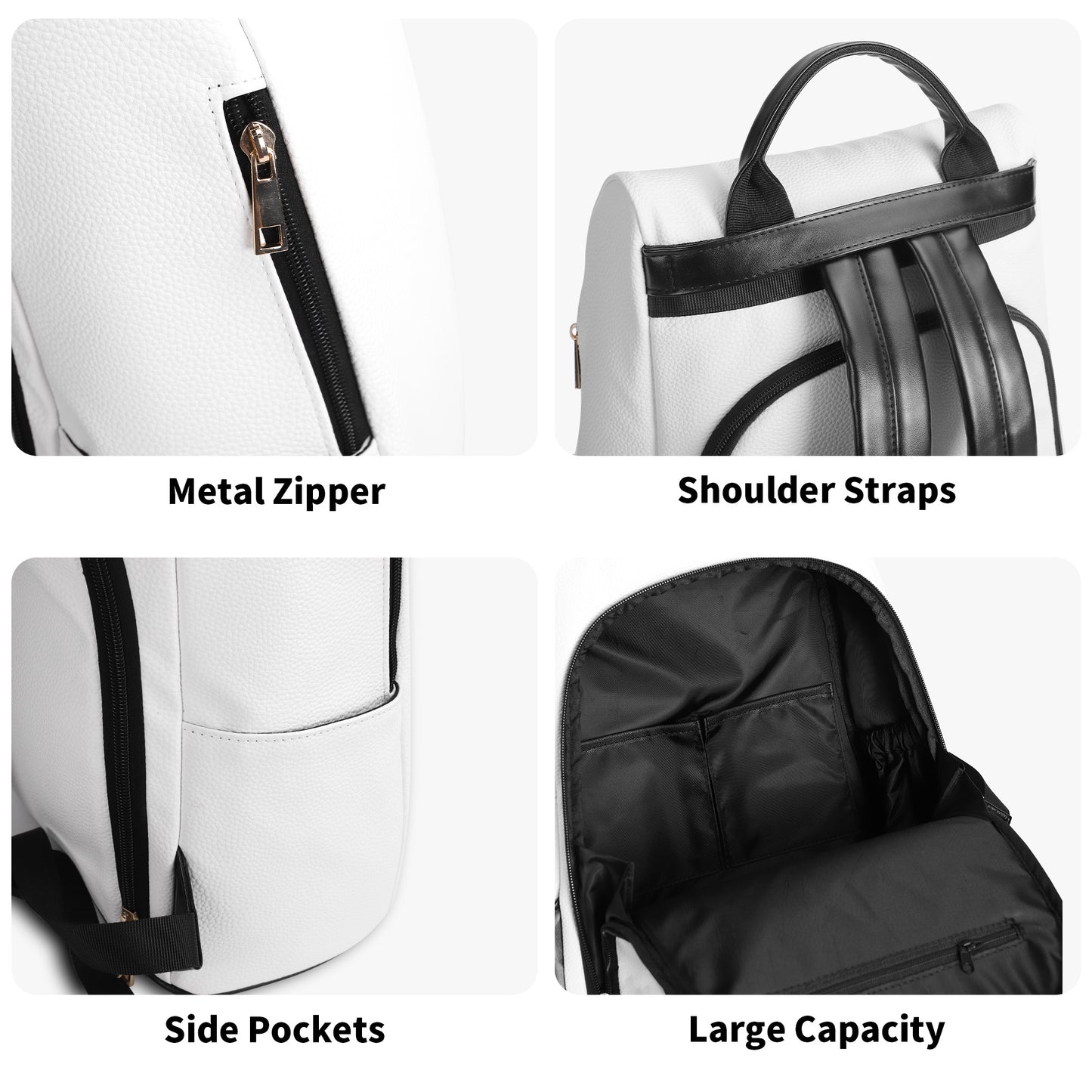 OREU (Travel PU Daypack Anti-theft Backpack Nursing Bag)
