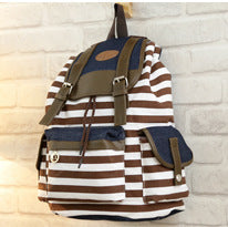 Martina1 (Horizontal striped bag backpack)
