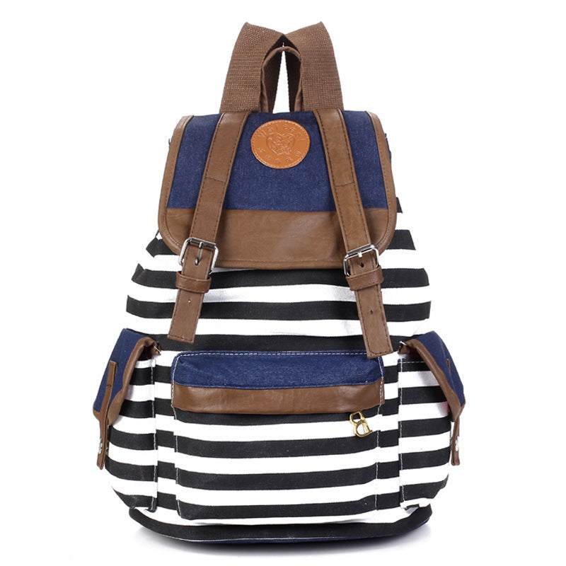 Martina1 (Horizontal striped bag backpack)