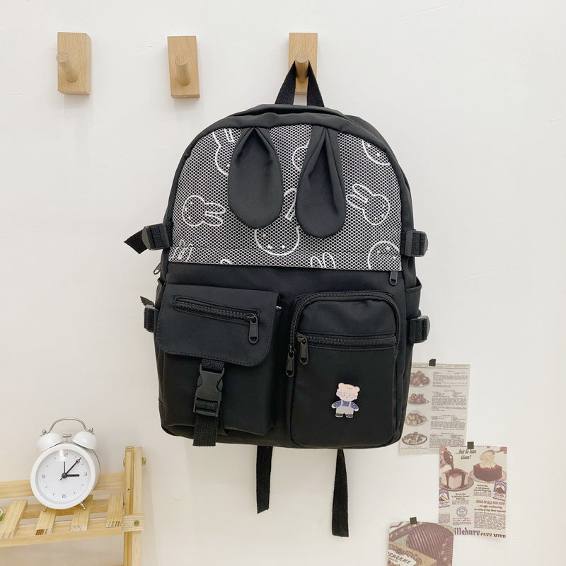 Cute Girl Backpack With Large Capacity And Light Shoulders