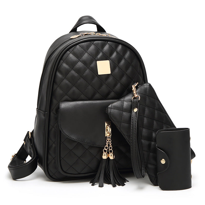 OREU-E (Manufacturers selling handbags new Korean fashion leisure backpack backpack picture in one generation)