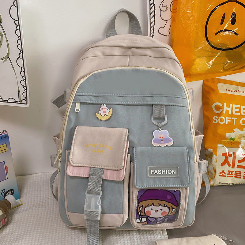Large Capacity Schoolbag Mori College Style Soft Girl Backpack