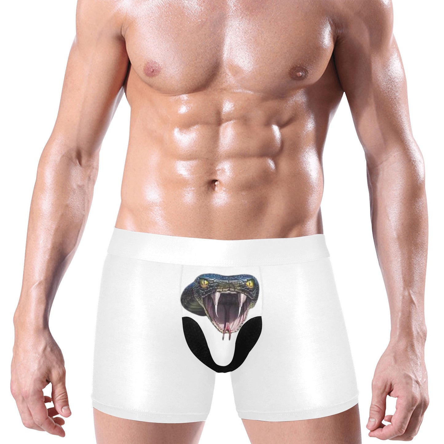 Men's Snake 2 Pouch Boxer Briefs (OX5)