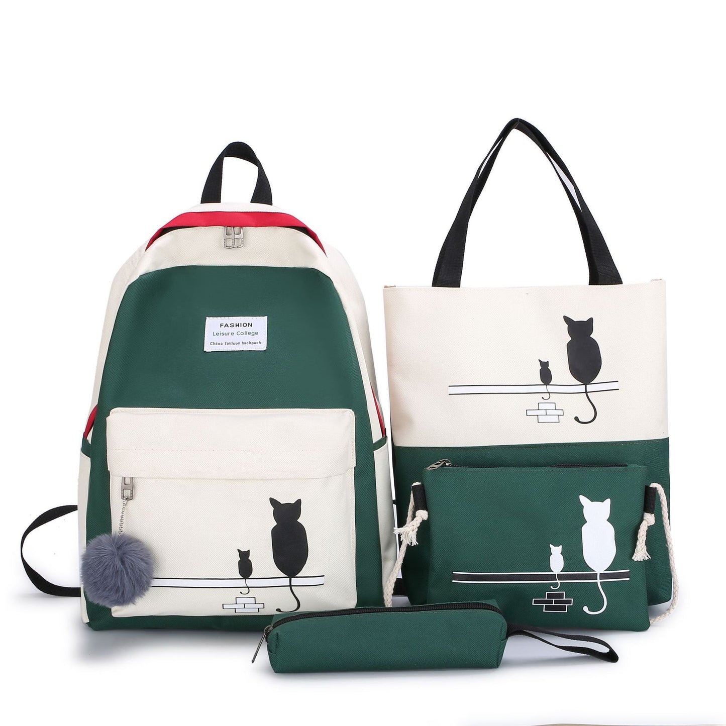 OREU4 (Campus Backpack Canvas College Student Quality Backpack)