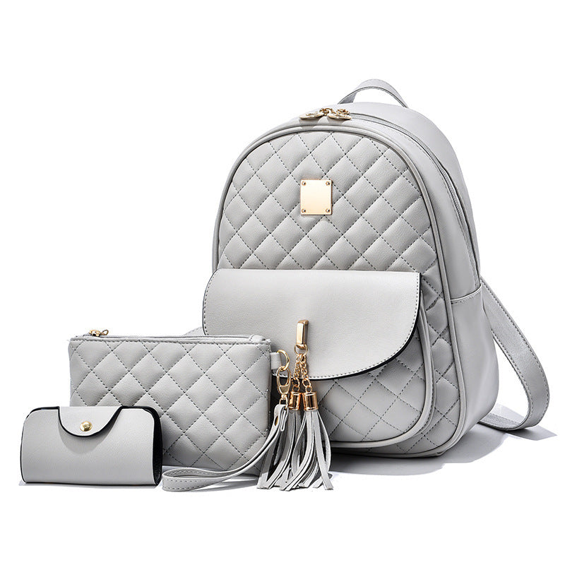 OREU-E (Manufacturers selling handbags new Korean fashion leisure backpack backpack picture in one generation)