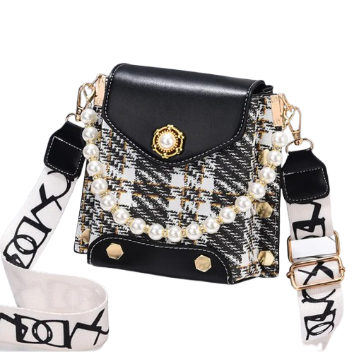 Elegant Pearl Chain Crossbody Bag ? Cute Princess-Inspired Phone Purse for Women