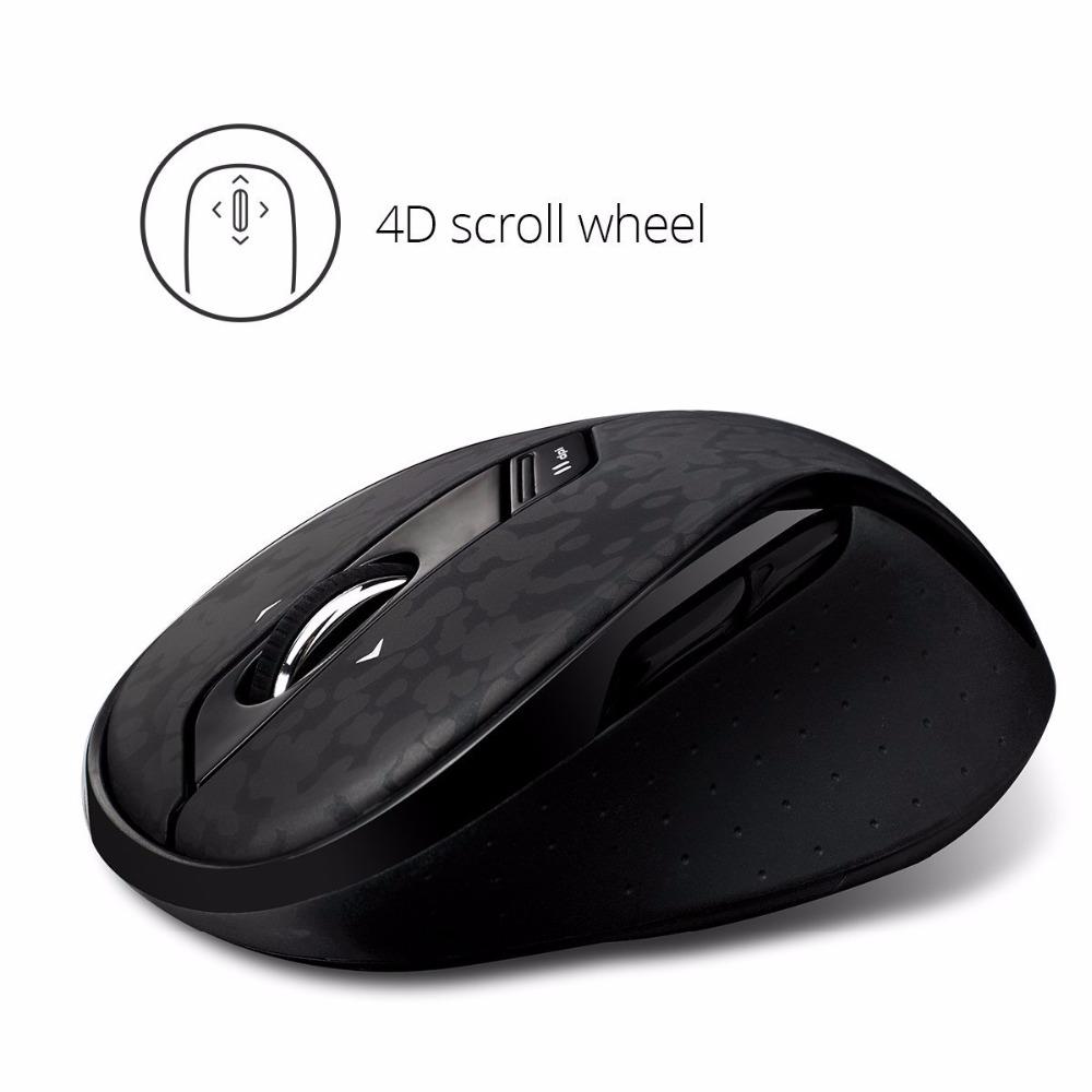 Rapoo Classic 5G Wireless Optical Gaming Mouse with Adjust DPI 4D Scroll for Desktop Laptop PC Computer