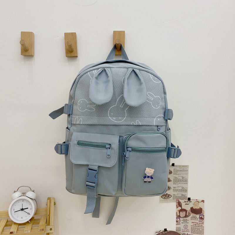 Cute Girl Backpack With Large Capacity And Light Shoulders