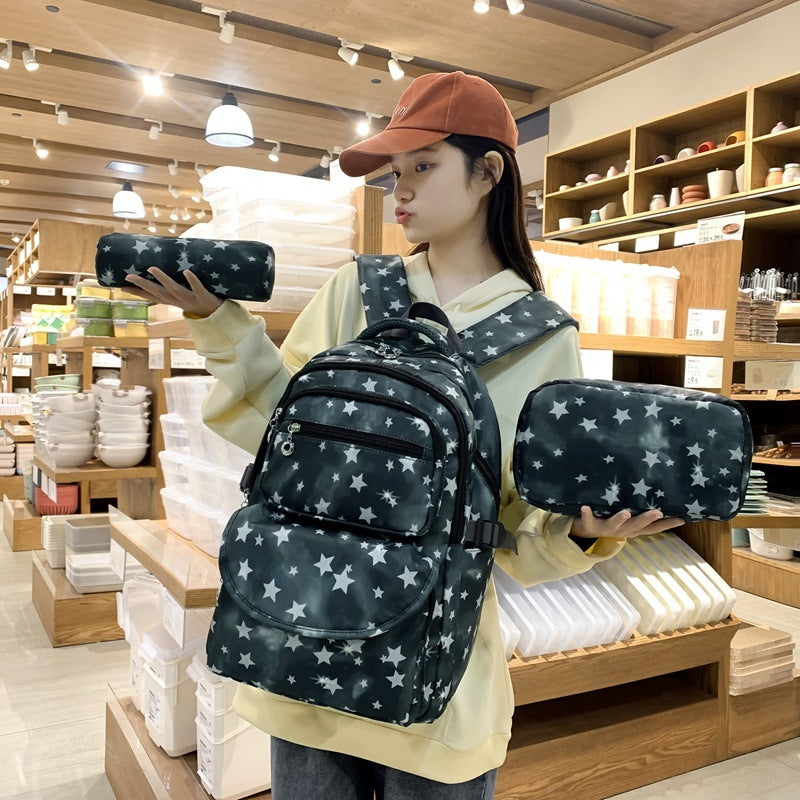OREU-J (Ladies Three-piece Set Large Capacity Multifunctional Backpack)