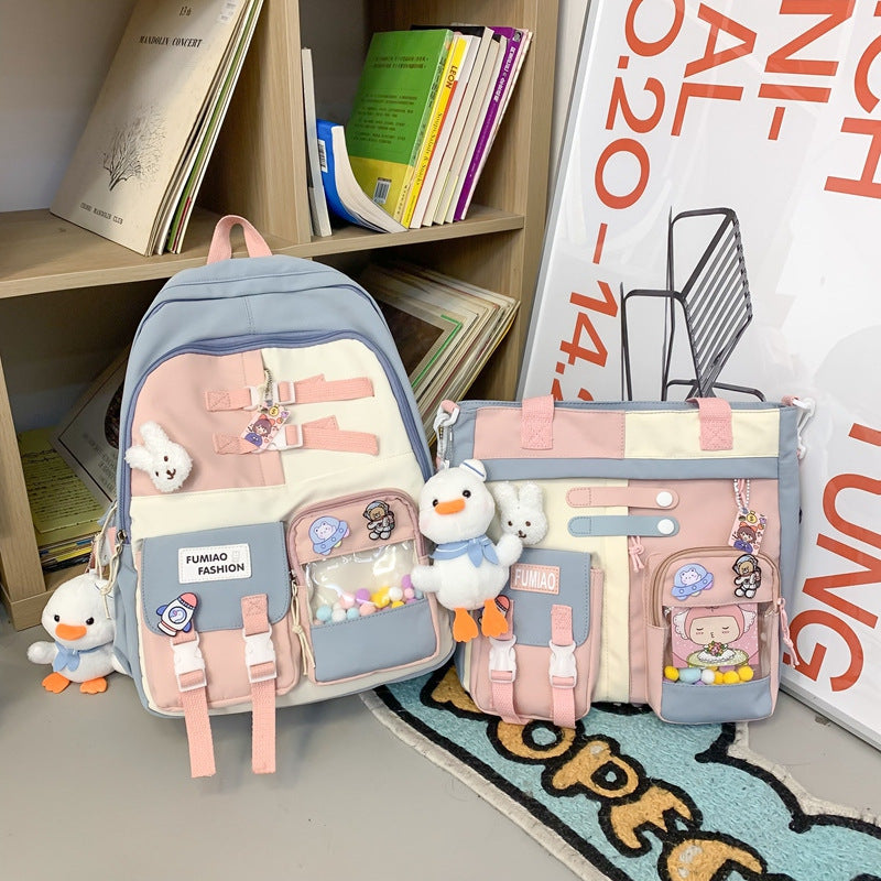 OREU-N (Casual Fashion Color Contrast Backpack)