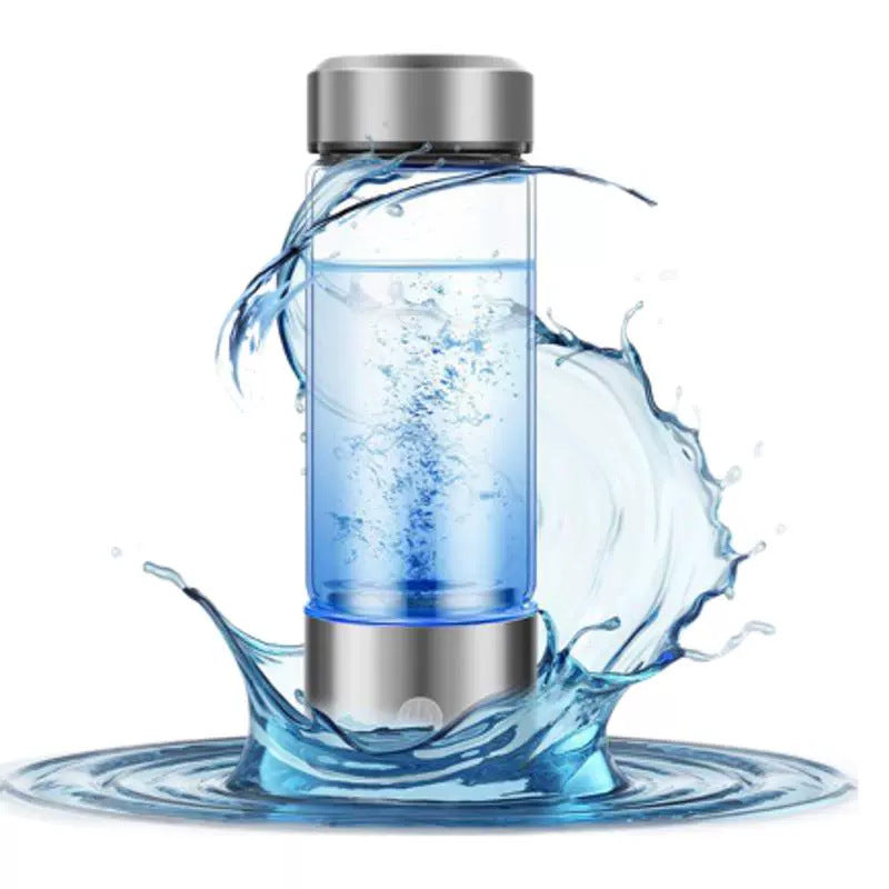 Portable hydrogen water cup and hydrogen water cup