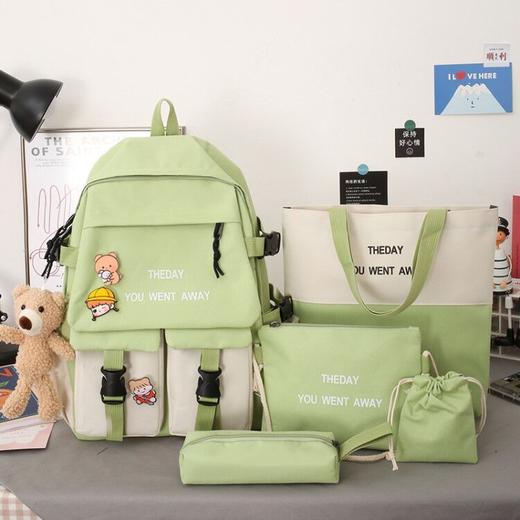 OREU-F (Backpack Five-piece Set Color Matching Middle School Students)