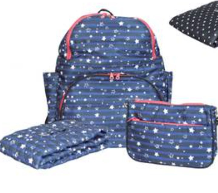 TUKA4 (3Pcs Mummy Changing Bag Set Multifunctional Maternity Baby Nappy Diaper Backpack)