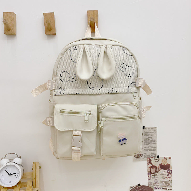 Cute Girl Backpack With Large Capacity And Light Shoulders