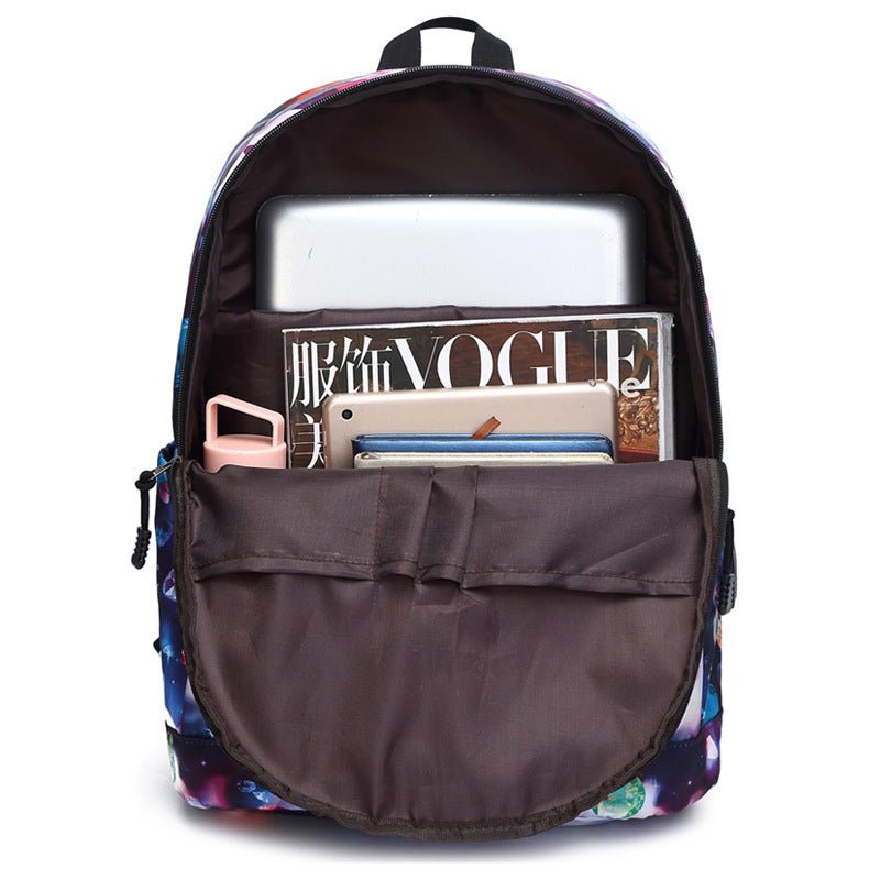 OREU-B (Backpack Female Backpack Computer Rechargeable Schoolbag)
