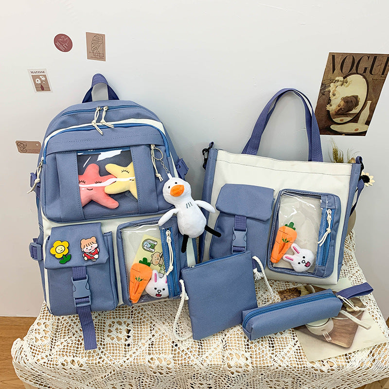OREU18 (Solid Color Large Capacity Backpack)