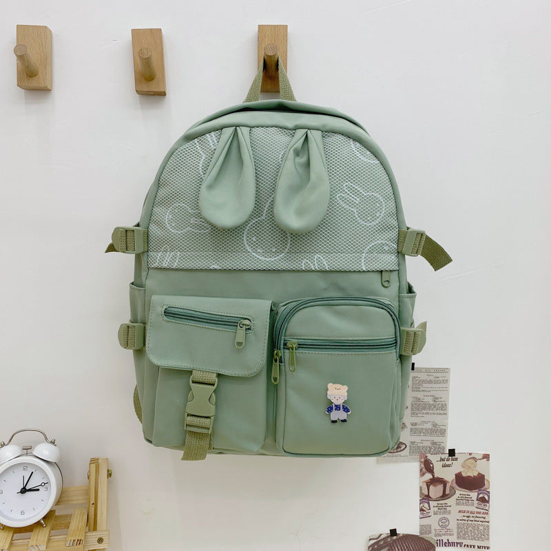 Cute Girl Backpack With Large Capacity And Light Shoulders