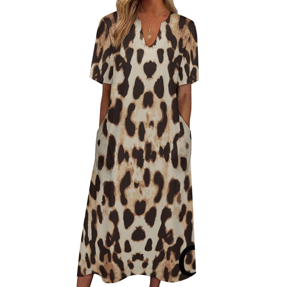 CODE 1 - point sleeve dress