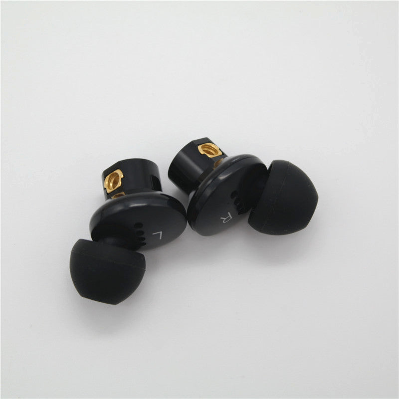 3.5mm In Ear Earphone Double Dynamic Drive HIFI Earphone Bass DJ Metal Earphone Detachable Headset
