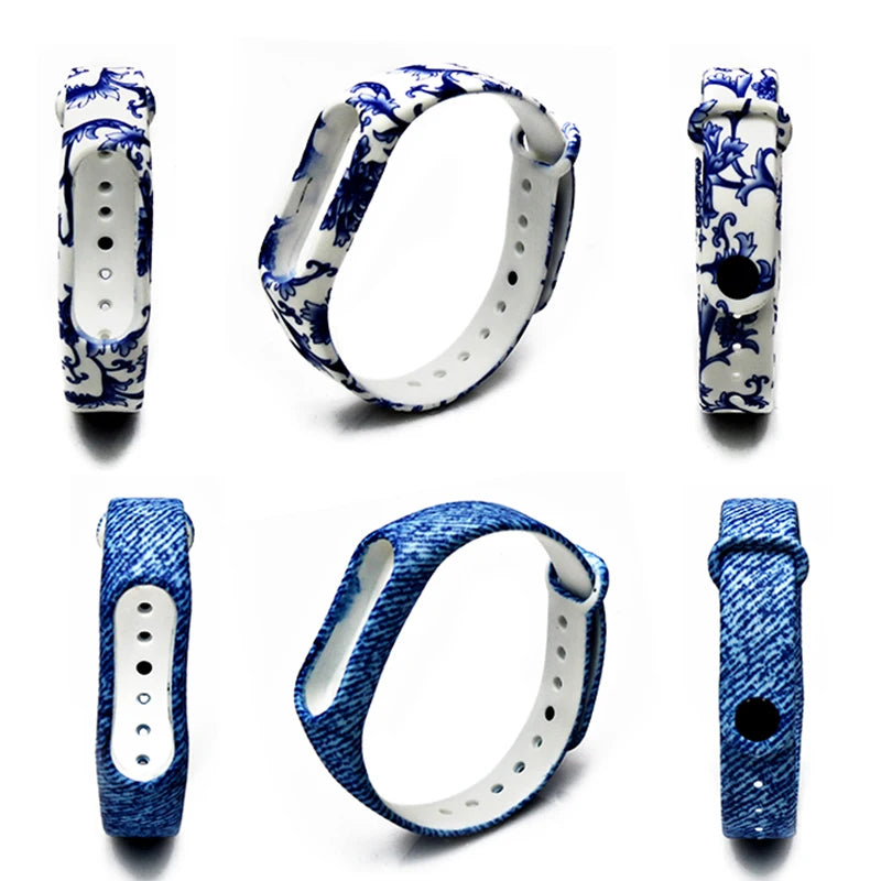 Mi Band Bracelet Strap Miband Strap Colorful Replacement silicone wrist strap for xiaomi mi banda