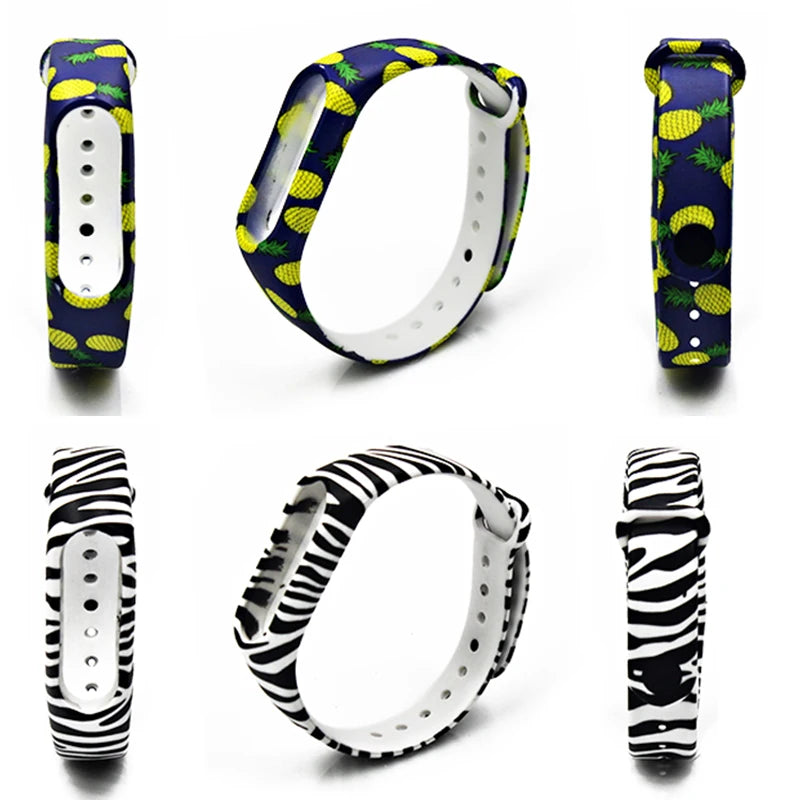 Mi Band Bracelet Strap Miband Strap Colorful Replacement silicone wrist strap for xiaomi mi banda