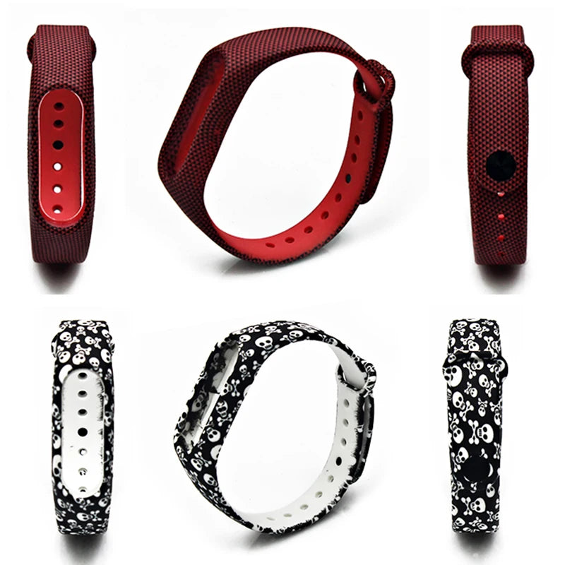 Mi Band Bracelet Strap Miband Strap Colorful Replacement silicone wrist strap for xiaomi mi banda