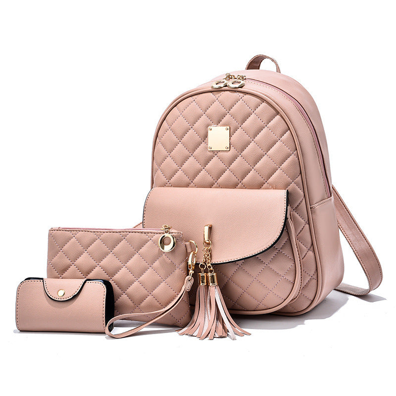 OREU-E (Manufacturers selling handbags new Korean fashion leisure backpack backpack picture in one generation)